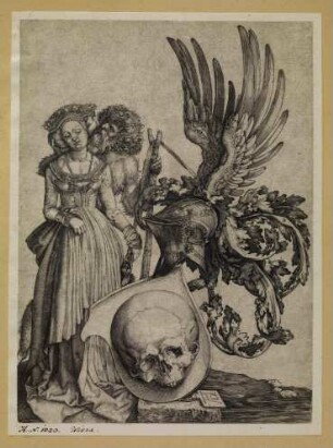 Das Wappen mit dem Totenkopf
