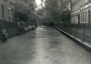Leipzig-Hochwasser, Elstermühlgraben, 12.7.54, 11:40 Uhr