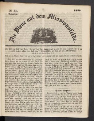N° 11. November. 1858