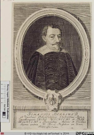 Bildnis Johann (Peter) Bergius