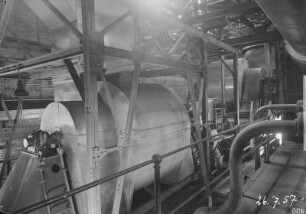Industrie-Kraftwerk. Kessel 33 und 34, Saugzug : Lauta (Niederlausitz). Industrie-Kraftwerk. Kessel 33 und 34, Saugzug