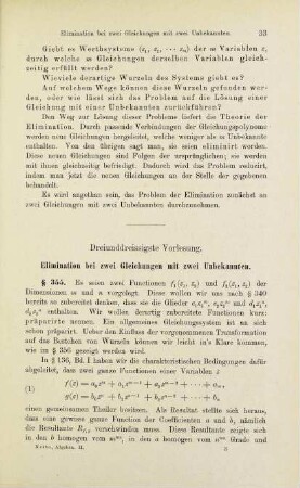 33-192, II. Elimination (Vorlesung 33-47)