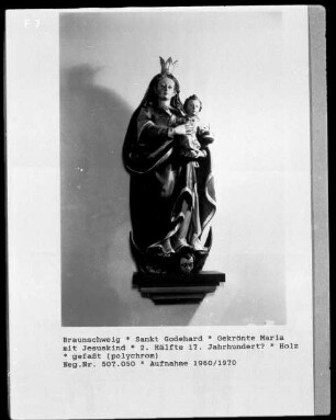 Gekrönte Maria mit Jesuskind