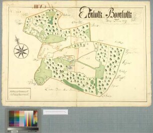 [Buchholz (Bokholtz), Eichholz (Eekholz) Amt/Distrikt Franzburg] Eckholtz Och Bookholtz in Ampt Fransborg