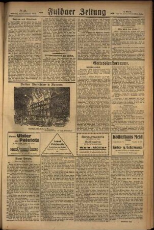 Dritte Ausgabe vom Samstag, den 02. Februar 1929.