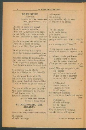 El milonguero del arrabal