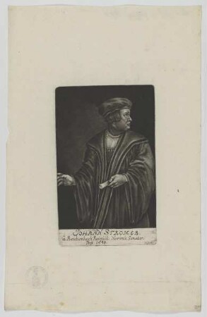 Bildnis des Johann Stromer a Reichenbach