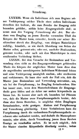 Vermehrung.