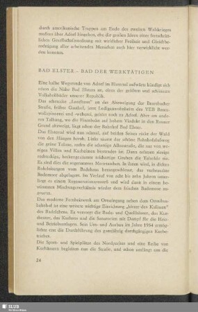 Bad Elster - Bad Der Werktätigen