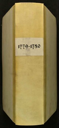 Ratsprotokolle, 1779 Juli 26. - 1780 Juli 20.