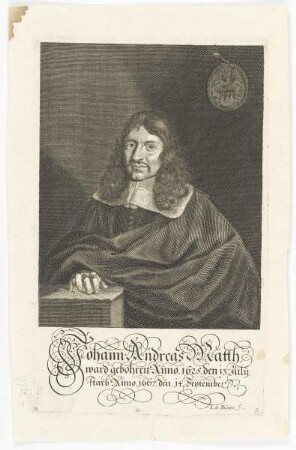 Bildnis des Johann Andreas Matth