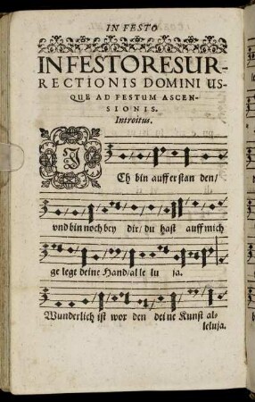 In Festo Resurrectionis Domini Usque Ad Festum Ascensionis.