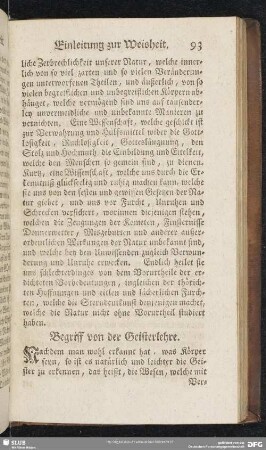 Begriff von der Geisterlehre