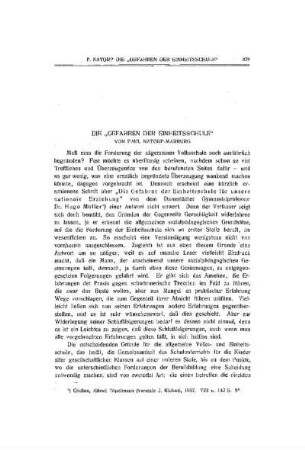 Die "Gefahren der Einheitsschule"