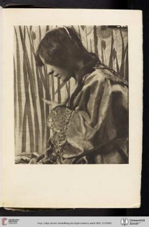 [F. [Felix] Benedict Herzog, II. Angela, photogravure from original four by five negative]