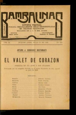 El valet de corazón : comedia en un acto y dos cuadros