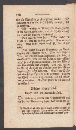 Achtes Hauptstück. Ueber die Arzneygelahrtheit