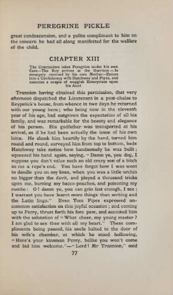 Chapter XIII. The Commodore takes Peregrine unter his own care - ...