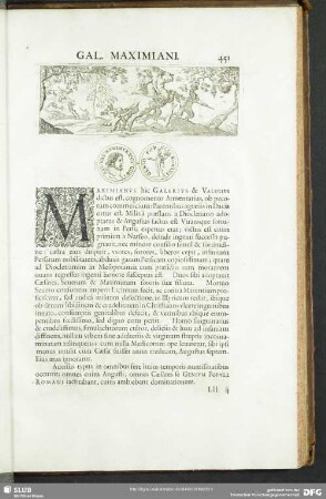 Numismata Gal. Maximiani