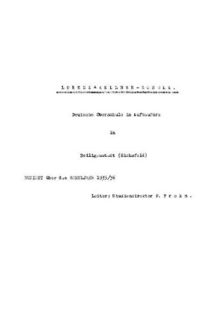 1935/36: Bericht ... - 1935/36