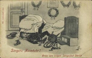 Sängers Heimkehr! - Gruss vom eidgen. Sängerfest Zürich