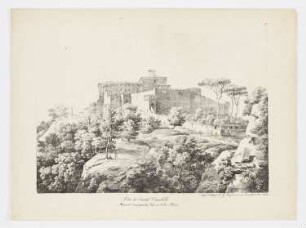 Vue de Castel Gandolfo, Blatt 2 der Folge "Ansichten von Italien"