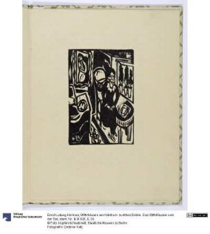Stiftsfräulein am Nähtisch. zu Alfred Döblin. Das Stiftsfräulein und der Tod
