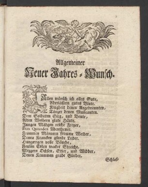 Allgemeiner Neuer Jahres-Wunsch