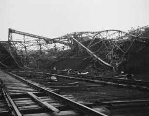 Tagebau Böhlen (heute Tagebau Zwenkau). Abraumbrücke, Einstieg