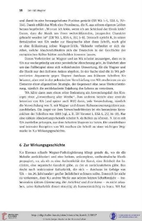 6 Zur Wirkungsgeschichte