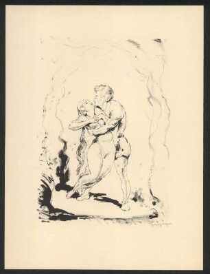 Faust und Gretchen. Kussszene