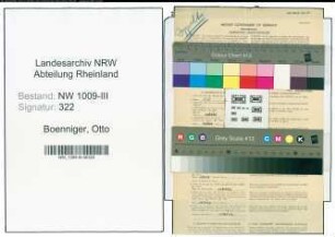 Entnazifizierung Otto Boenniger , geb. 11.03.1905 (Kassensekretaer)