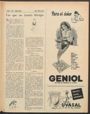 Las que no tienen tiempo : Para ser hermosa