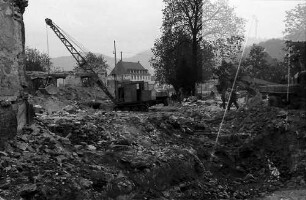Freiburg i. Br.: Abbrucharbeiten an der Rosastraße