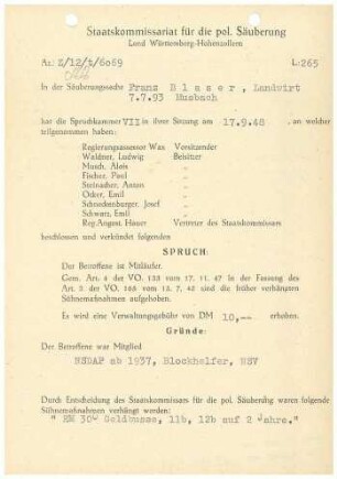 Blaser, Franz