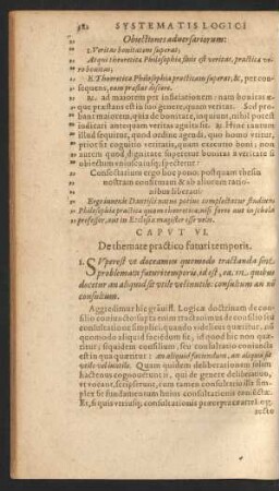 Caput VI. De themate practico futuri temporis.