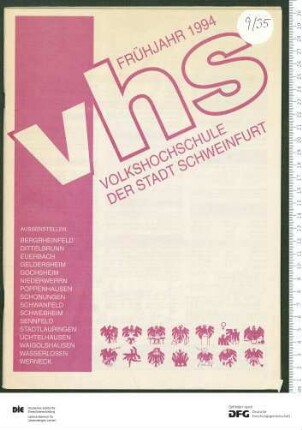 Programm 1. Semester 1994