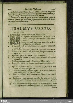 In Psalmum CXXXIX.[i.e. CXXXVIII.] Psalmus CXXXIX.[i.e. CXXXVIII.]