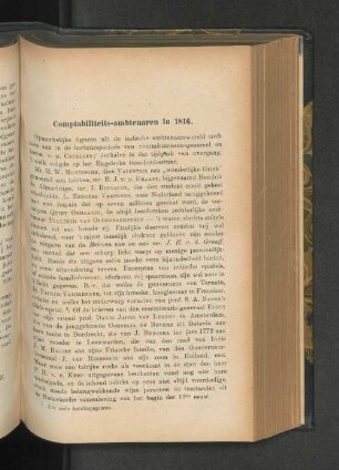 Comptabiliteits-ambtenaren in 1816, door S. Kalff.