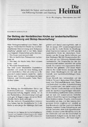 Nr. 6 - 94. Jahrgang - Neumünster, Juni 1987