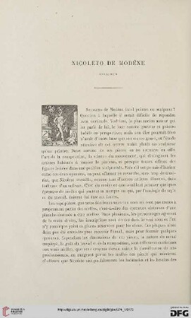 2. Pér. 9.1874: Nicoleto de Modène : Nielleur