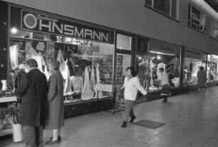 Handarbeitsgeschäft Geschwister Ohnsmann in der Kaiserpassage Karlsruhe