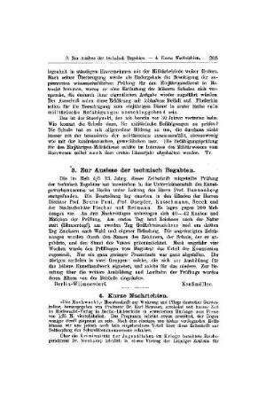 Zur Auslese der technisch Begabten : [Mitteilungen]