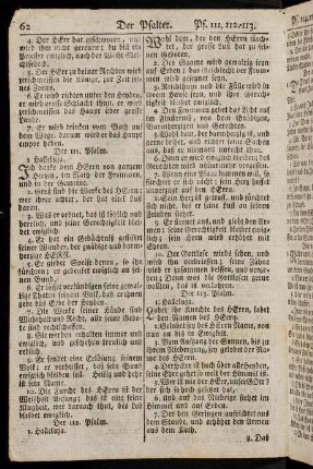 62-79, 113. Psalm. - 150. Psalm.
