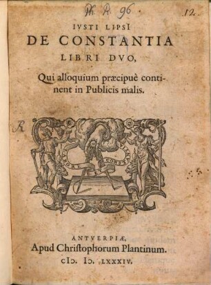 De constantia libri duo