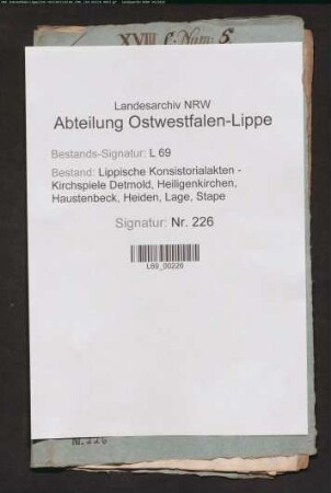 Reparaturen an Schule und Küsterhaus, Neubau, Vermietung des Küsterhauses [siehe auch Nr. 228]