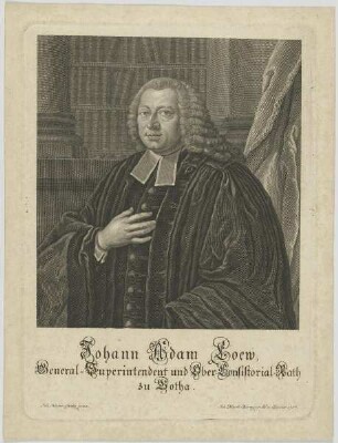 Bildnis des Johann Adam Loew
