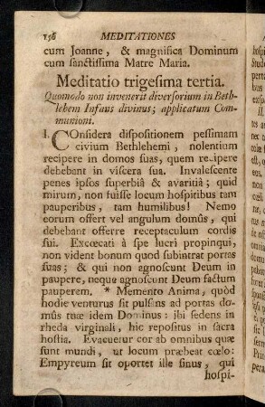156-161, Meditatio trigesima tertia