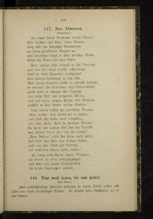 118. Thut wohl denen, die euch hassen!