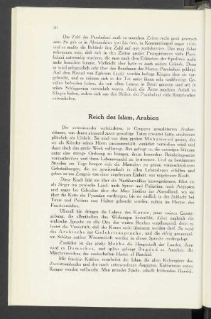 Reich des Islam, Arabien